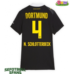 Borussia Dortmund Nico Schlotterbeck #4 Bortatröja Kvinnor 2026-27 Kortärmad
